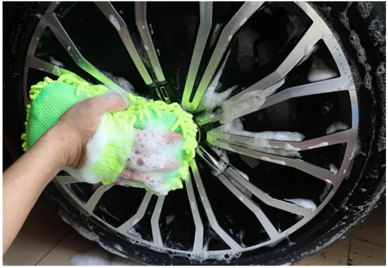 Manopla de microfibra para lavar el auto - foto 3