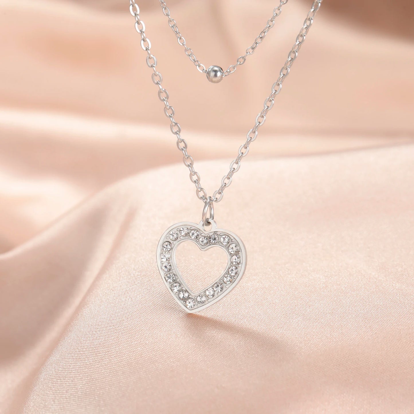 Collar Con Doble Cadena