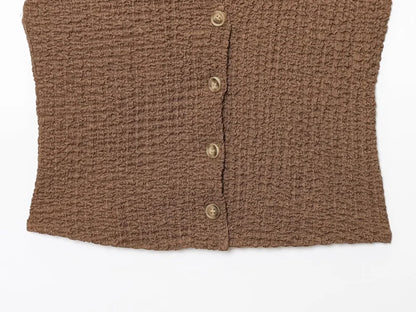 Conjunto de Pantalon y Chaleco sin Mangas