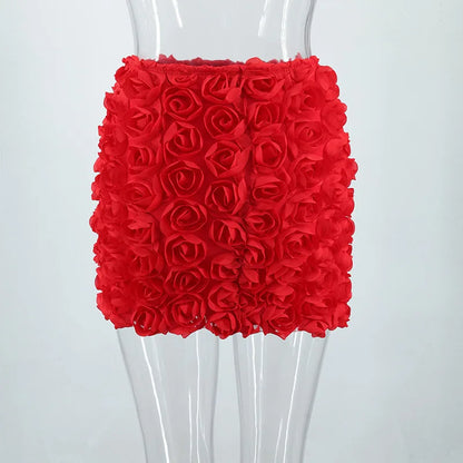 Minifalda con Flores