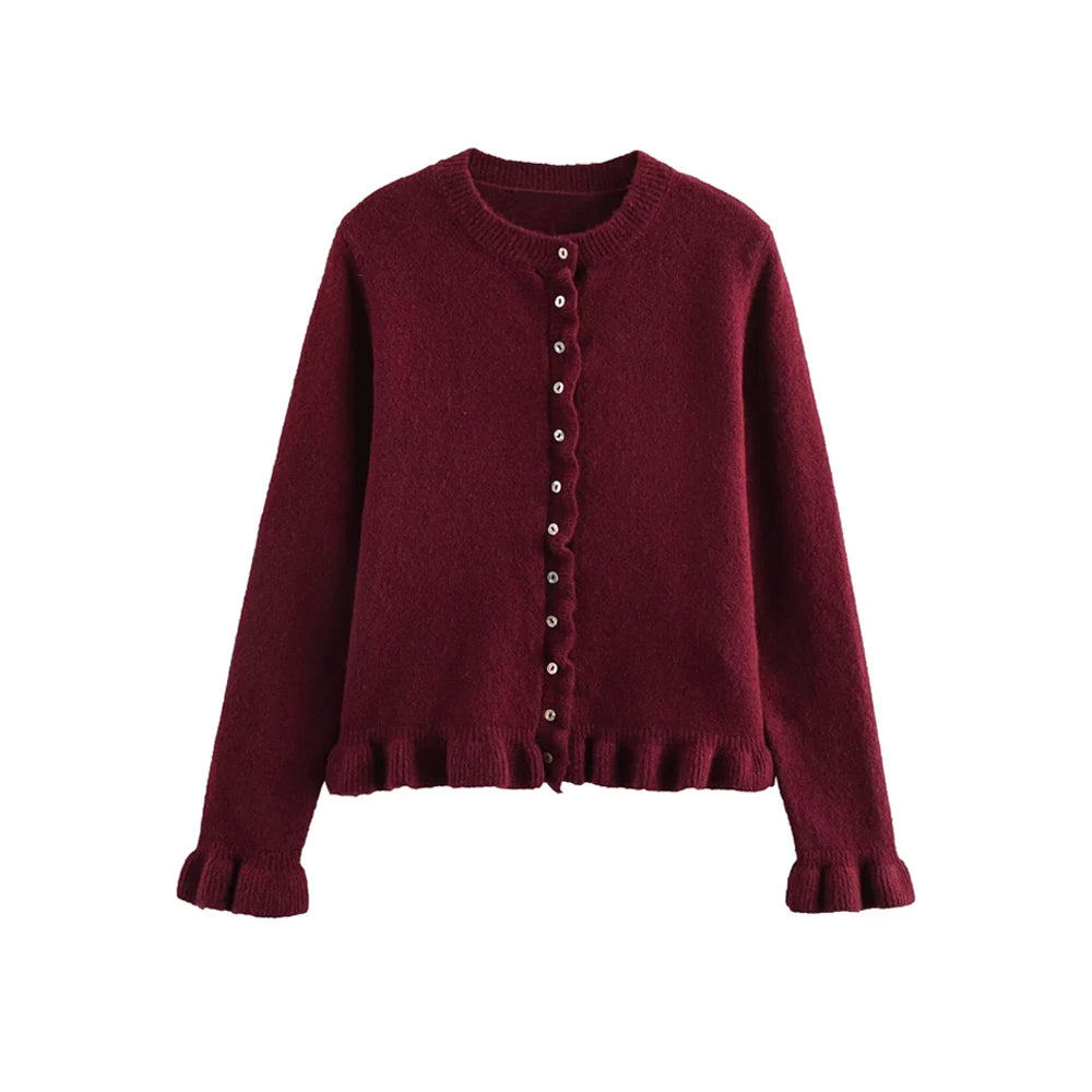 Cárdigan con Volantes