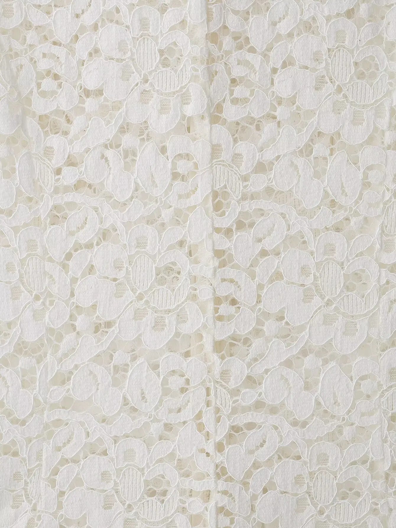 Chaleco de Encaje Blanco