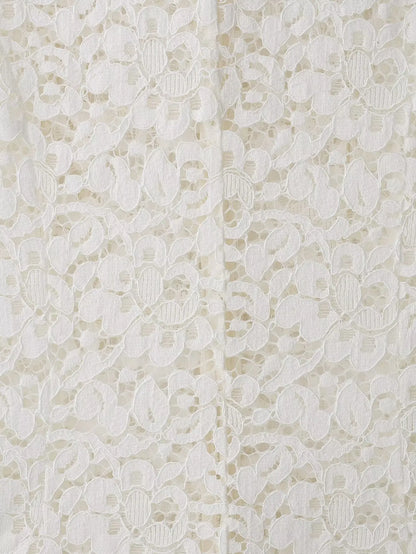 Chaleco de Encaje Blanco