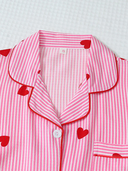Conjunto De Pijama A Rayas