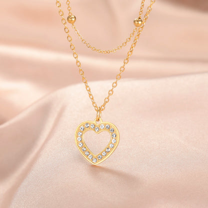 Collar Con Doble Cadena