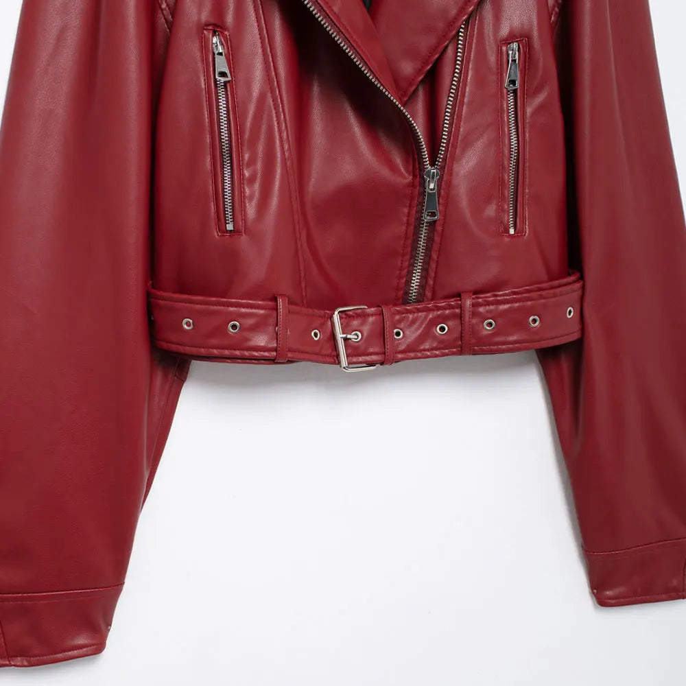 Chaqueta de Piel Sintética