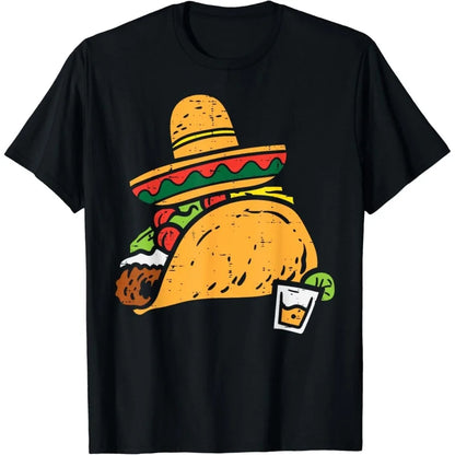 Camiseta con estampado de Tacos para Hombre