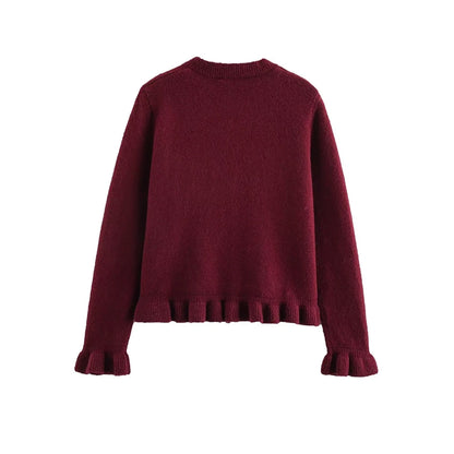 Cárdigan con Volantes