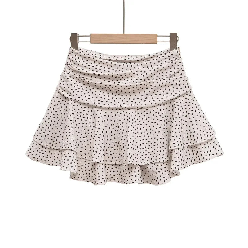 Falda Corta de Cintura Media