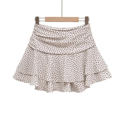 Falda Corta de Cintura Media
