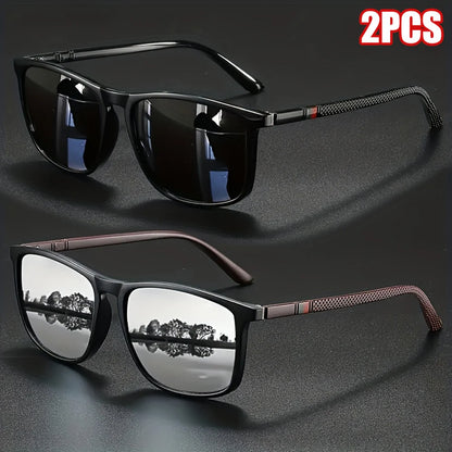Lentes de sol polarizados cuadrados UV400 unisex - foto 2