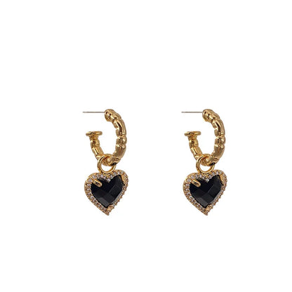 Pendientes Con Forma De Corazón