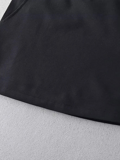 Minifalda Acampanada con Cremallera