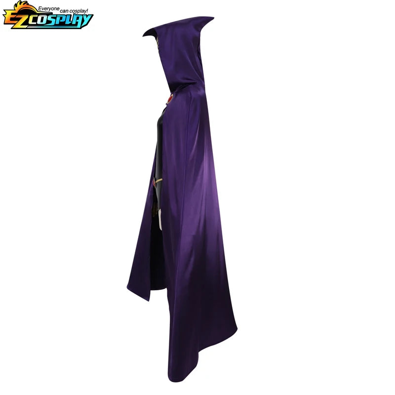 Disfraz de Cosplay de Teen Titans Raven