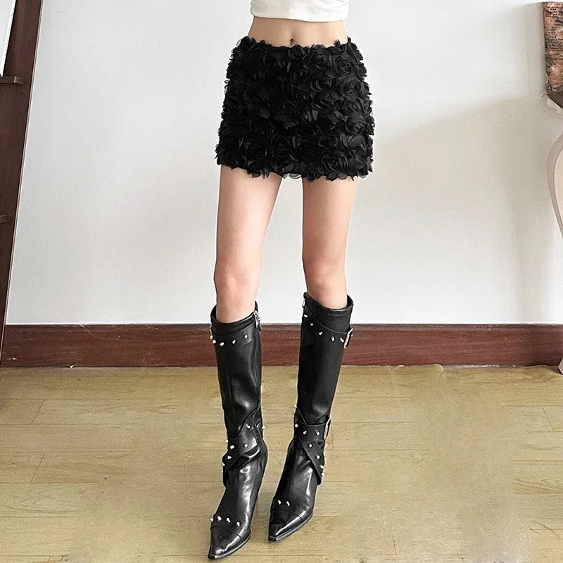 Minifalda con Flores