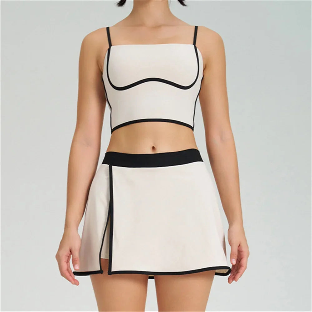 Conjunto Sujetador Deportivo y Falda