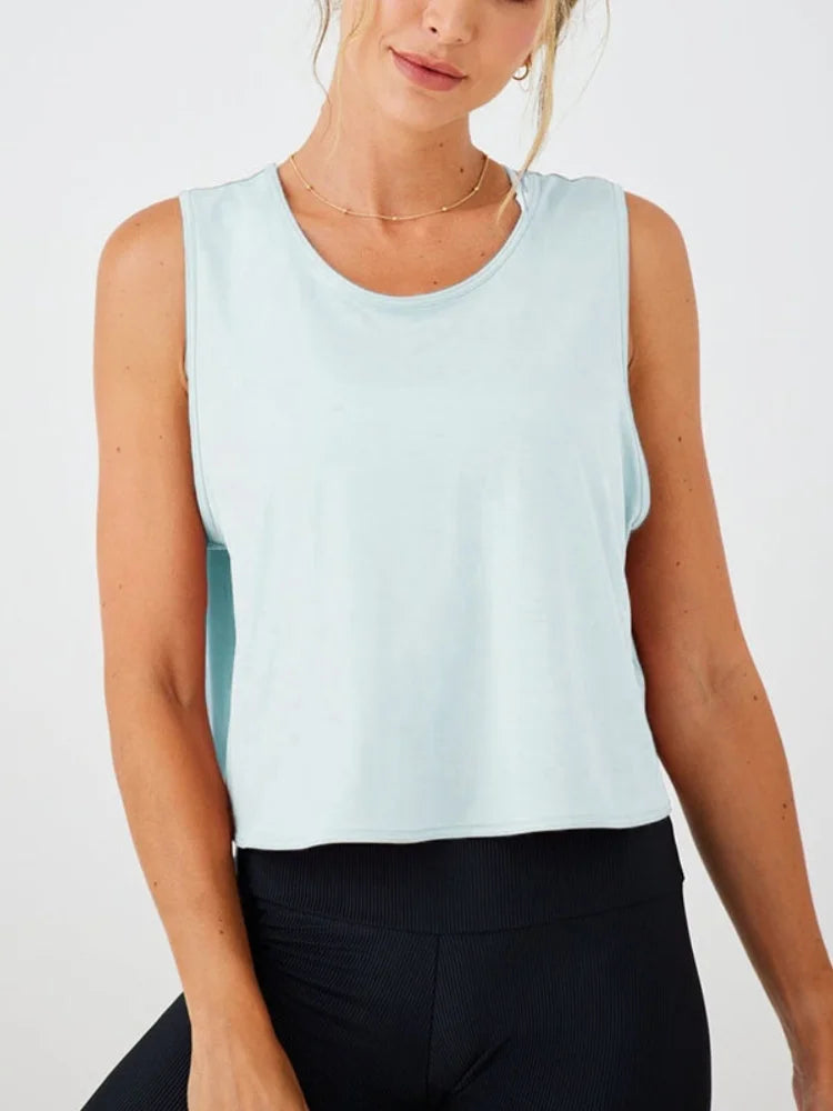 Camiseta sin Mangas de Yoga