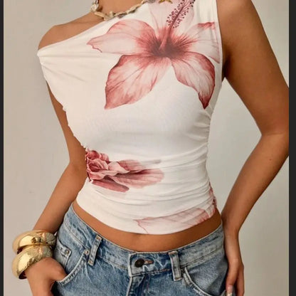 Top Ajustado Floral
