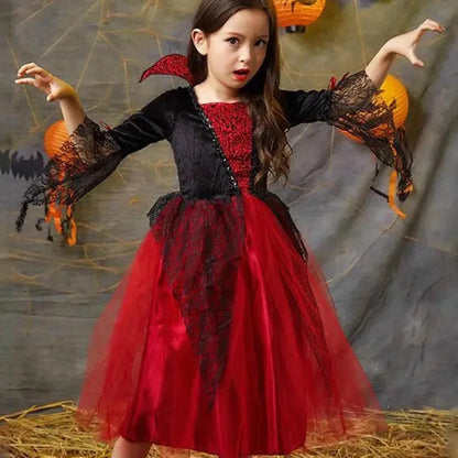 Disfraz de Vampiresa para Niñas