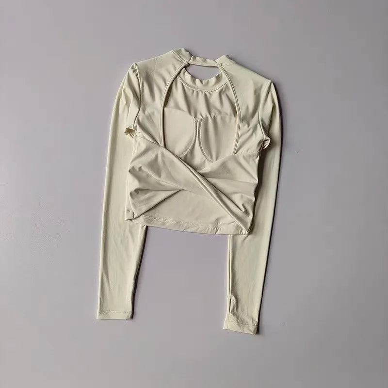 Blusa Deportiva Con Espalda Descubierta