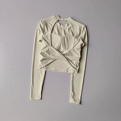 Blusa Deportiva Con Espalda Descubierta