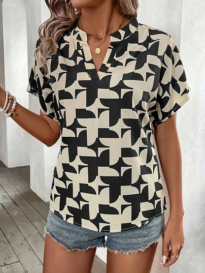 Camisa Con Cuello en V