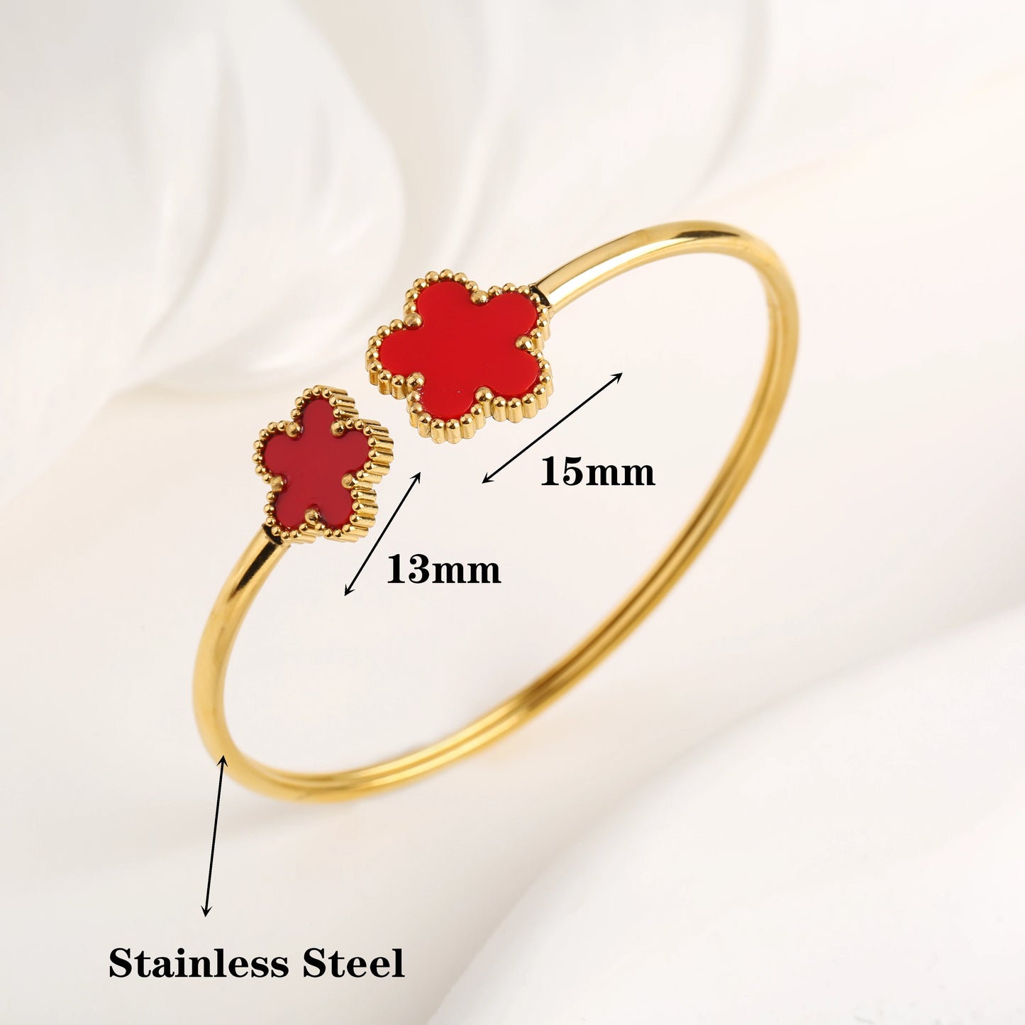 Brazalete De Flor De Cinco Hojas
