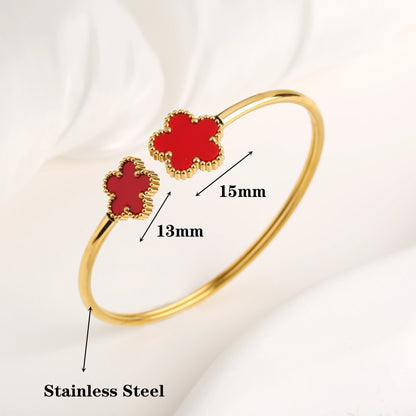 Brazalete De Flor De Cinco Hojas