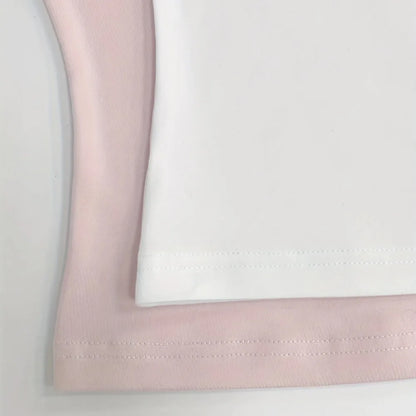 Conjunto de 2 Piezas de Top Asimétrico