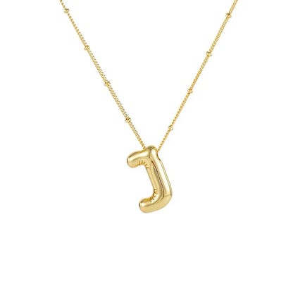 Collar Con Colgante De Letra
