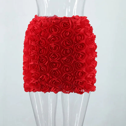 Minifalda con Flores