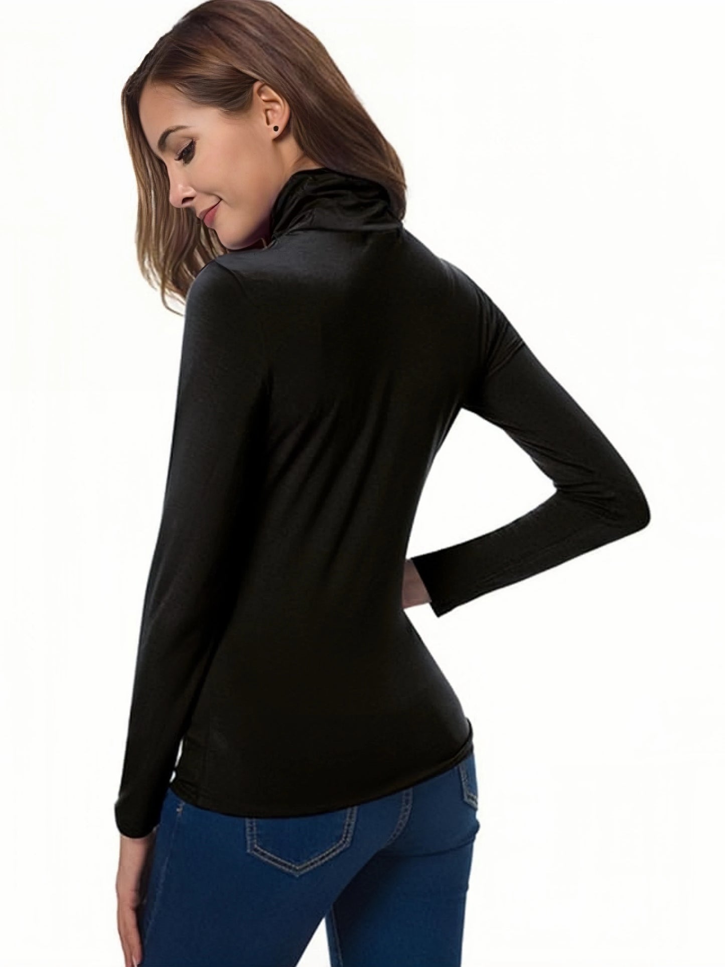 Blusa De Cuello Alto