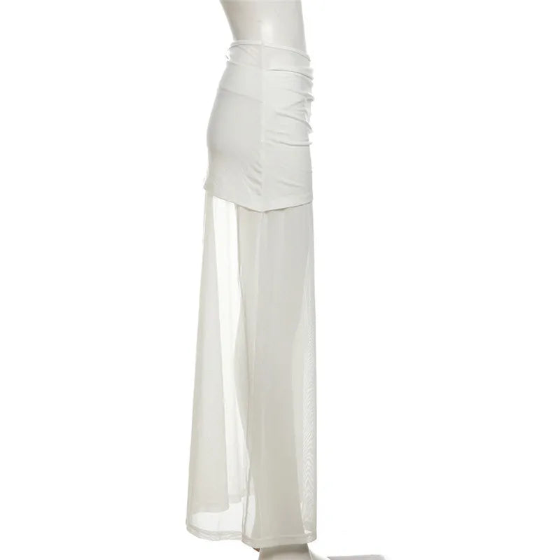 Falda Larga de Malla