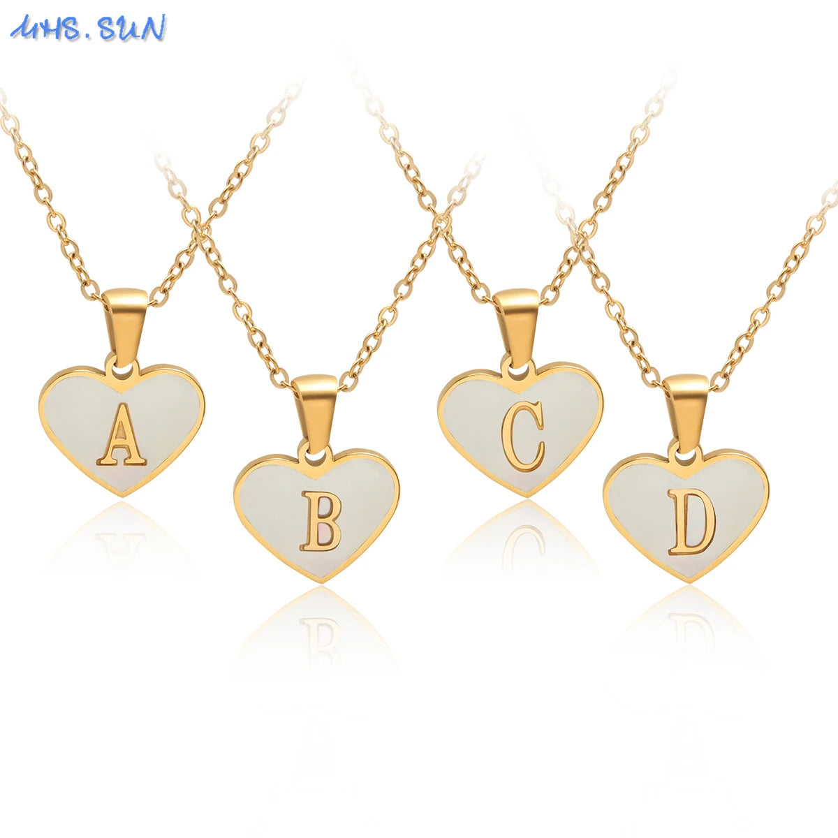 Collar Con Inicial De Corazón