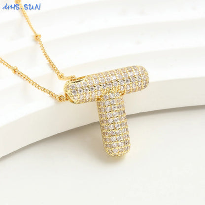 Collar Con Letra De Globo