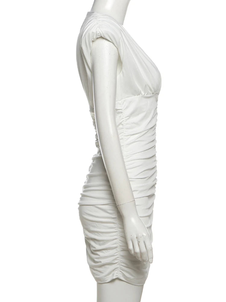 Minivestido con Escote en V