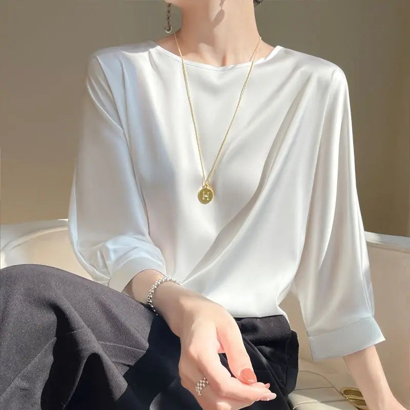 Blusa Satinada