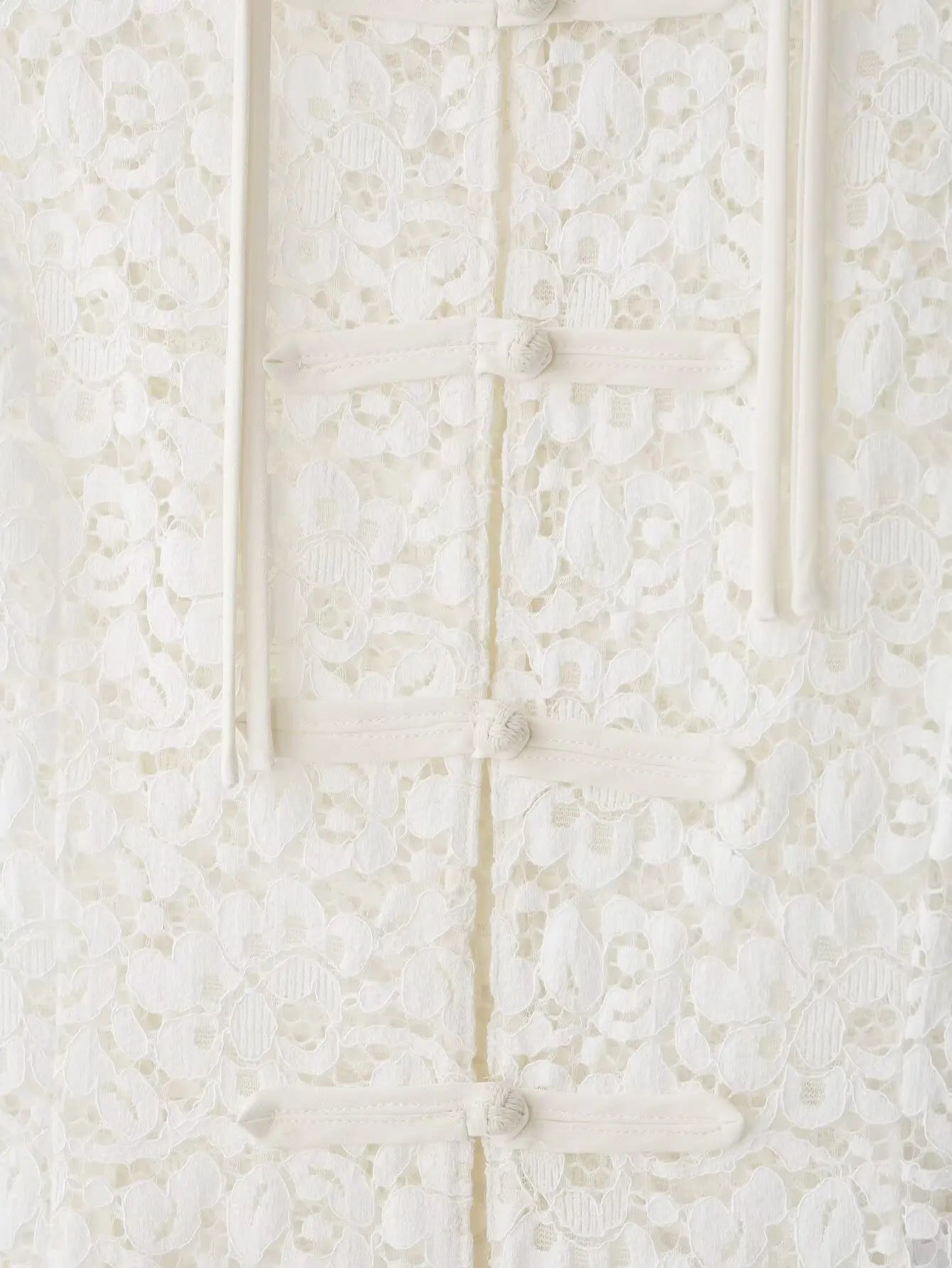 Chaleco de Encaje Blanco