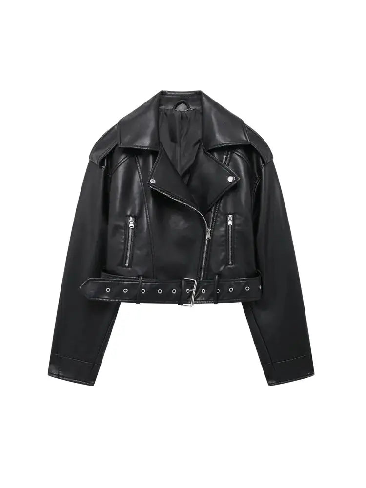 Chaqueta de Piel Sintética