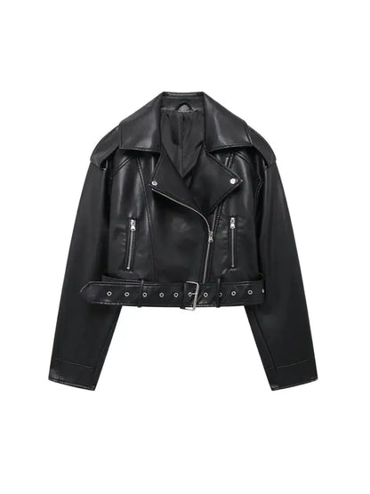 Chaqueta de Piel Sintética