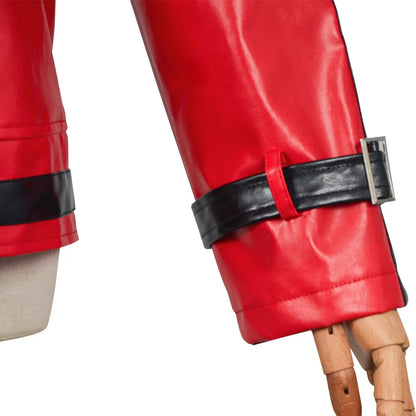 Michael Jackson-Chaqueta de Cuero Roja