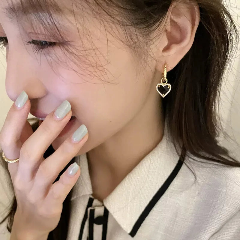 Pendientes Con Forma De Corazón