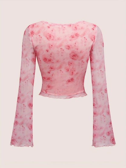 Blusa con Cuello en V