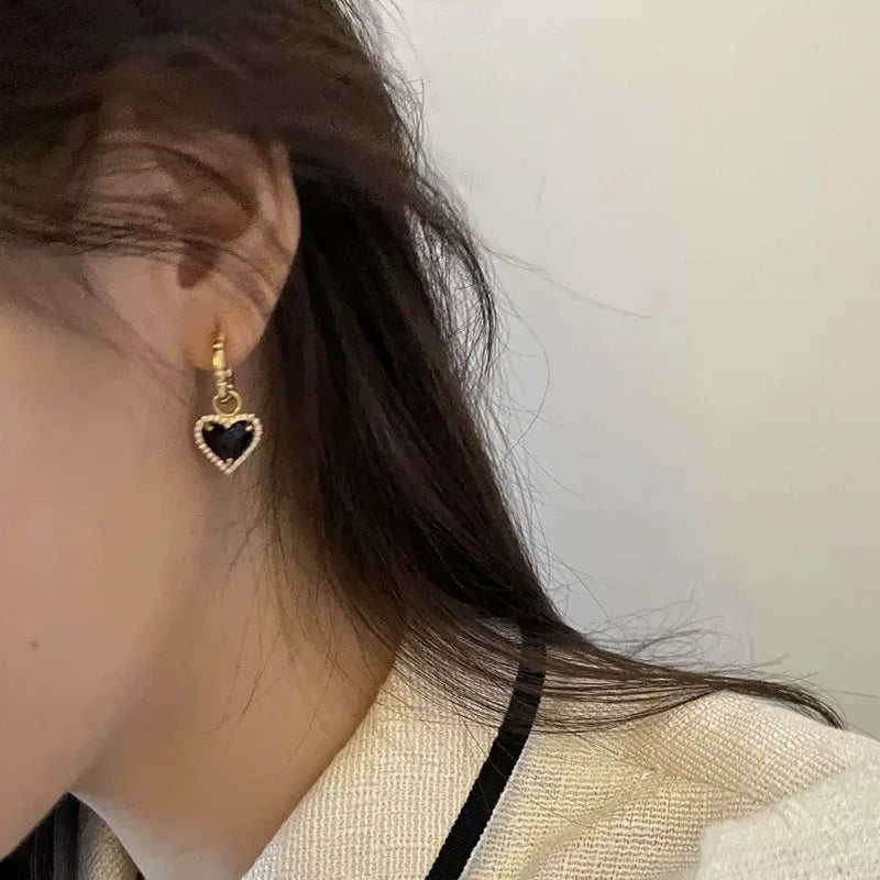 Pendientes Con Forma De Corazón