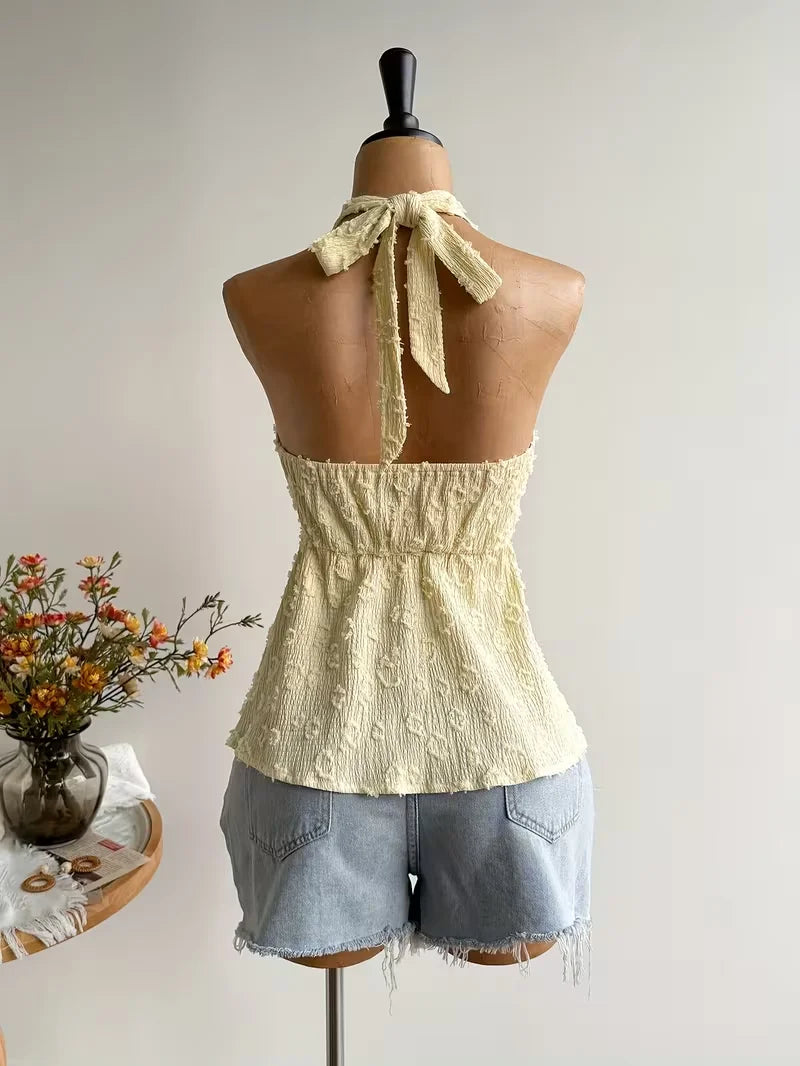 Top Con Cuello En V
