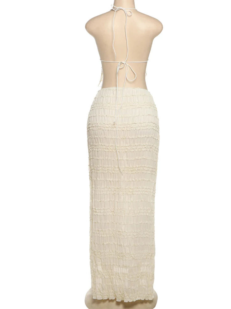 Conjunto Con Espalda Descubierta