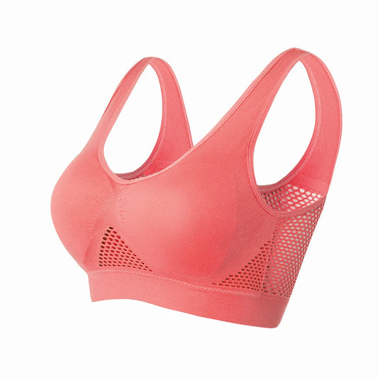 Sujetador Deportivo Transpirable - Rojo