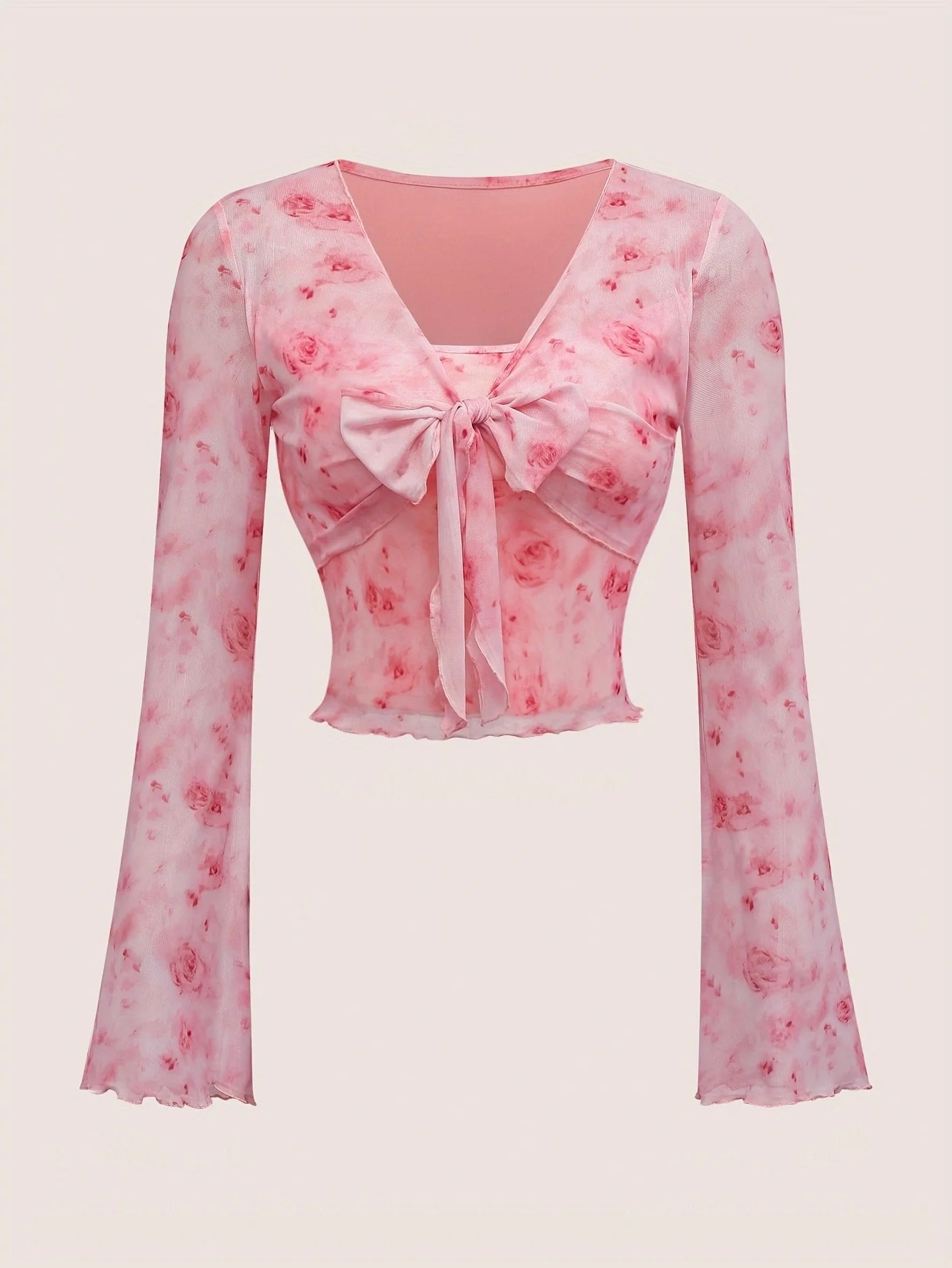 Blusa con Cuello en V