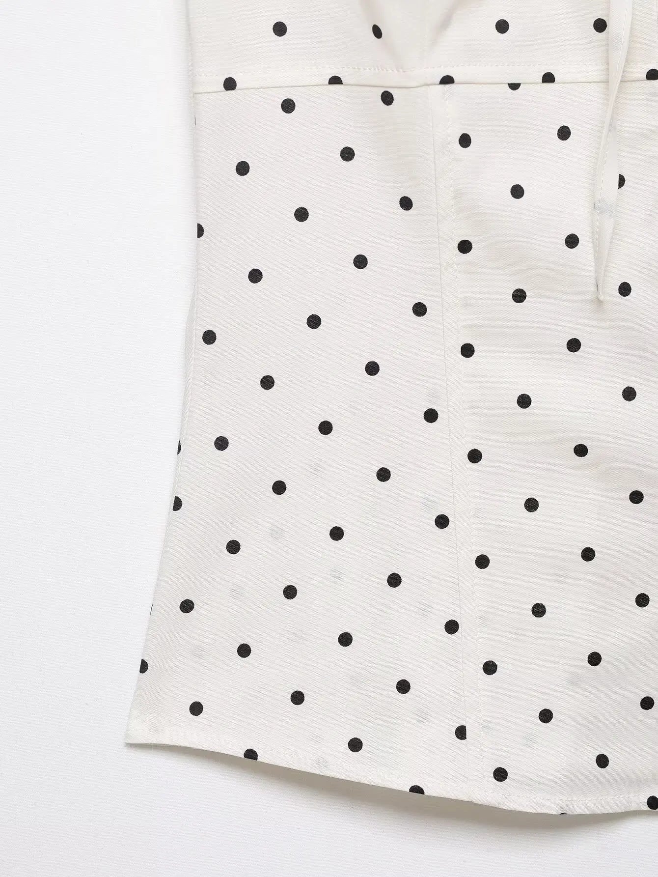 Blusa Con Estampado de Lunares