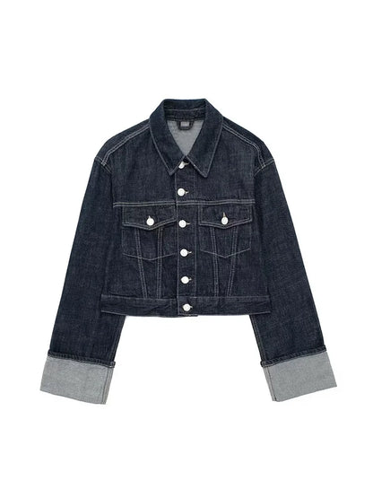 Chaquetas de Mezclilla con Bolsillos